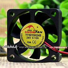 SNOWFAN YY5015H24B 5015散熱風扇 5CM 24v 雙滾珠 變頻器風機 價格比較,價格查詢,歷史價格詳細信息