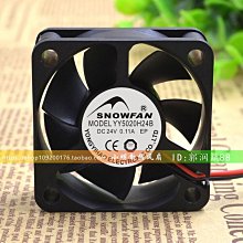 SNOWFAN YY5015H24B 5015散熱風扇 5CM 24v 雙滾珠 變頻器風機 歷史價格詳細信息