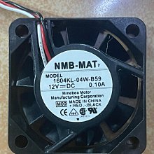 NMB 1604KL-01W-B40 4010 4cm 5V 0.16A 兩線雙滾珠風扇 歷史價格詳細信息