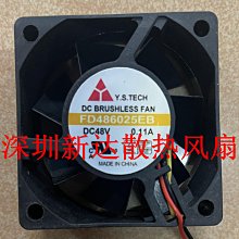 原裝Y.S.TECH FD246025EB 24V 0.21A 6025服務器變頻器大風量風扇 歷史價格詳細信息