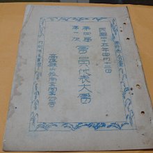 藍色小館27---- 台灣省高雄農田水利會第一屆會員代表名冊-45年 歷史價格詳細信息