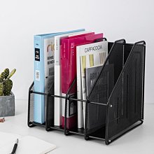 金屬網狀文件架三層四層文件座資料欄收納框辦公桌面置物架 歷史價格詳細信息