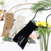 棉線編織斜跨桶包 手提 肩背包 海灘包 斜挎包沙灘包 單肩包 藤編織水桶包 水桶包   文青 韓國 流行 歷史價格詳細信息