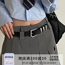 韓系小眾系帶格子半身裙女2024夏季新款高腰休閒百搭氣質A字長裙 歷史價格詳細信息