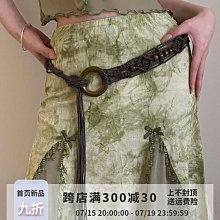 女士民族風編織打結寬腰帶 波西米亞風裝飾連衣裙大衣百搭腰封女 歷史價格詳細信息