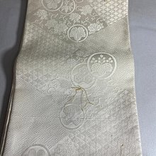 【藏舊尋寶屋】老日本 漆黑 黑色 花瓣紋 花瓣繡 名古屋腰帶/和服腰帶/布料腰帶 2入(一件未拆)※404220415692N※一元起標 無底價 歷史價格詳細信息