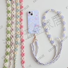 短款長短可調節手工編織加粗牢固手機背夾短繩掛手腕手機掛繩女 歷史價格詳細信息