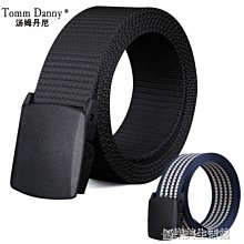 自動扣帆布皮帶男士青年學生懶人工裝軍訓皮帶女尼龍休閑皮帶 歷史價格詳細信息