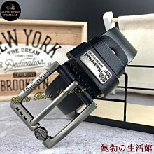 溫馨服裝店馬登工裝 vintage利特爾頓騎兵腰帶皮黃銅釦復古皮帶男 歷史價格詳細信息