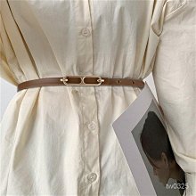 現貨 皮帶女士真皮細腰帶女夏百搭西裝裝飾配洋裝襯衫收腰鏈褲帶黑色-簡約 歷史價格詳細信息