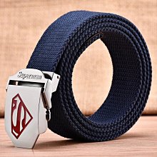 自動扣帆布皮帶男士青年學生懶人工裝軍訓皮帶女尼龍休閑皮帶 歷史價格詳細信息