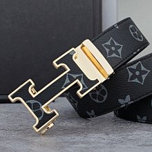 皮帶男士真皮H平滑扣青年個性褲腰帶潮流男韓版學生百搭簡約腰帶 歷史價格詳細信息