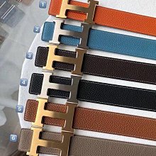 【KK精選】HERMES愛馬仕新款皮帶 男士真皮雙面可用頭層牛皮皮帶 時尚U字扣 百搭 歷史價格詳細信息