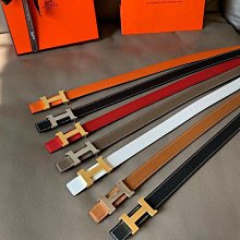 【KK精選】HERMES愛馬仕新款皮帶 男士真皮雙面可用頭層牛皮皮帶 時尚U字扣 百搭 歷史價格詳細信息