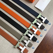 【KK精選】HERMES愛馬仕新款皮帶 男士真皮雙面可用頭層牛皮皮帶 時尚U字扣 百搭 歷史價格詳細信息