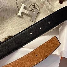 【KK精選】HERMES愛馬仕新款皮帶 男士真皮雙面可用頭層牛皮皮帶 時尚U字扣 百搭 歷史價格詳細信息