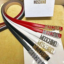 【KK精選】MOSCHINO莫斯奇諾 女神腰帶細款女士皮帶 價格比較,價格查詢,歷史價格詳細信息
