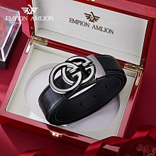 新款正品皮帶男真皮合金自動扣韓版高檔男士腰帶牛皮男~特價 歷史價格詳細信息