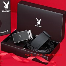 皮帶花花公子皮帶男士真皮生日禮物純牛皮自動扣腰帶時尚耐用男式褲帶 歷史價格詳細信息