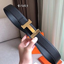 代購  HERMES皮帶男士頭層牛皮雙面h扣商務休閑腰帶 歷史價格詳細信息