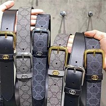 代購  新款皮帶男女士真皮牛皮扣百搭時尚網紅同款腰帶皮帶 歷史價格詳細信息