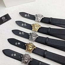 VERSACE 金頭美杜莎鱷魚紋皮帶 MA 4cm寬 90 95 100 105 110 115 /MOH-GGFO 歷史價格詳細信息