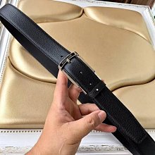 MONTBLANC 雙面可調尺寸商務皮帶(黑色/棕色) 歷史價格詳細信息