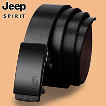 皮帶jeep美式風男士皮帶男針扣潮年輕人韓版頭層純牛皮腰帶真皮褲帶 歷史價格詳細信息