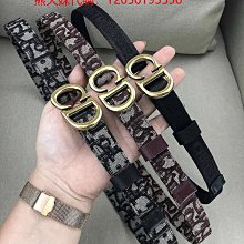 代購  DIORcd女士皮帶 真皮小牛皮平滑扣cd網紅同款腰帶皮帶 歷史價格詳細信息