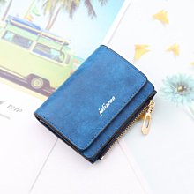日韓簡約短款錢包女ins小眾設計復古多卡位時尚百搭折疊零錢皮夾~特價 歷史價格詳細信息