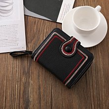 ins卡包錢包一體女短款學生韓版簡約森系復古超薄迷你折疊零錢夾~特價 歷史價格詳細信息