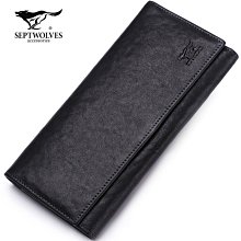 七匹狼正品錢包男士真皮2022新款錢夾牛皮長款錢包男皮夾潮年輕人~特價 歷史價格詳細信息