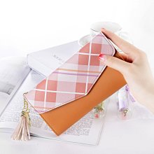 錢包女長款時尚歐美手拿包零錢包手抓包雙拉鏈軟皮手包 歷史價格詳細信息