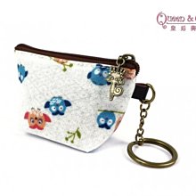 白鳥奈子精品舖  鑰匙圈零錢包 防水布包 台灣製造 皇后與貓 Queen & Cat 黑栗子貓頭鷹  滿千免運費 歷史價格詳細信息