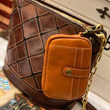 韓國真皮牛皮多口袋拉鍊款側背包/斜背包～黑色 歷史價格詳細信息