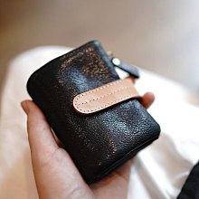 復古大容量短款女錢包ins小眾設計純色簡約超薄百搭折疊零錢皮夾~特價 歷史價格詳細信息