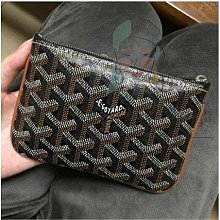 二手GOYARD戈雅 Cap Vert PM 棕色相機包 帆布拼小牛皮 小號 肩帶 單肩包 斜挎包 歷史價格詳細信息