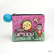 【限時代購】全新日本專櫃tamaoworld超可愛貓咪刺繡原創繽紛花色蕾絲拼布抽繩扣式手提包/後背包 歷史價格詳細信息