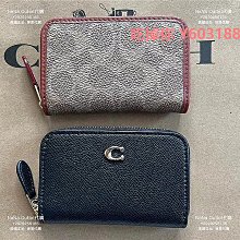 【COACH】女生 零錢包 立體馬車LOGO 緹花拚色LOGO 扣式 手拿包 錢包(Coach CH202) 歷史價格詳細信息