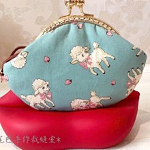 catstail貓尾巴手作裁縫室~溫暖手作可愛藍底橘紅圈圈拉鍊立體零錢包 歷史價格詳細信息