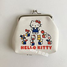 Hello Kitty 珠扣 口金 零錢包 棉質 Sanrio日本正版 歷史價格詳細信息