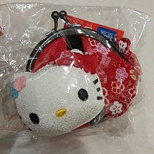 Hello Kitty 珠扣 口金 零錢包 棉質 Sanrio日本正版 歷史價格詳細信息