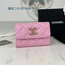 CHANEL 香奈兒 荔枝皮  雙C 魚子醬紋 荔枝紋 蝴蝶扣 筆記本式 長夾 二手真品 9成新 有LV BV 歷史價格詳細信息