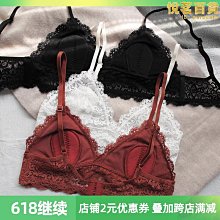 【快速出貨】蕾絲美背吊帶背心內衣女爆款文胸內搭大尺碼胖mm帶胸墊聚攏裹胸 歷史價格詳細信息