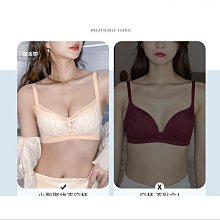 蕾絲小可愛套裝夏收副乳抹胸無肩帶裹胸女生半杯顯大內衣女小胸聚攏 歷史價格詳細信息