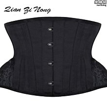 宮廷束腰蒸汽朋克魚骨金屬皮質緊身衣配T褲哥特束胸拉鏈束身衣 歷史價格詳細信息