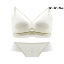 好康法式蕾絲內衣女大胸顯小無鋼圈收副乳上託夏季薄款調整型文胸套裝 價格比較,價格查詢,歷史價格詳細信息