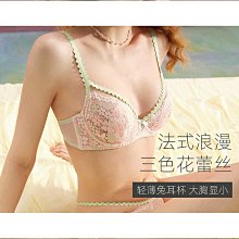 好奇蜜斯蕾絲內衣女小胸聚攏顯大無鋼圈法式胸罩薄款性感內衣套裝 歷史價格詳細信息