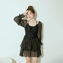 大碼連體泳衣女胖mm200斤遮肚顯瘦保守溫泉小胸聚攏裙式韓版一字 歷史價格詳細信息