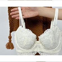 夏天超薄款透氣大胸顯小胸內衣女軟鋼圈防下垂聚攏性感蕾絲文胸罩 歷史價格詳細信息